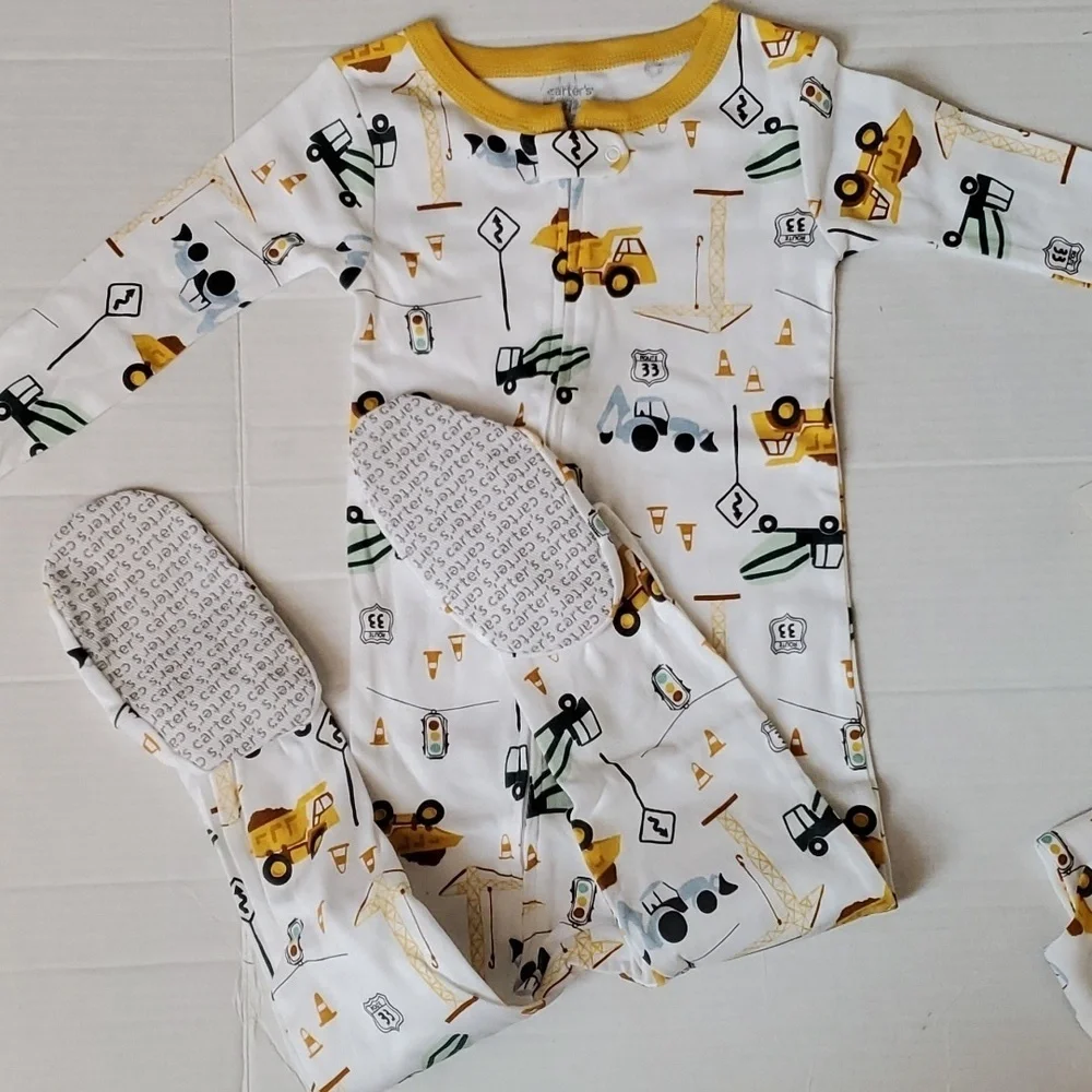 Carter's Footed Onesie Pajama- Set of Two 2T/3T